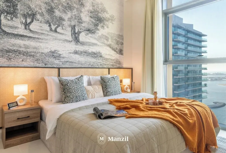 Manzil - Stylish 1BR in Emaar Beachfront