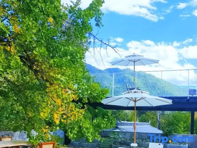 Outside