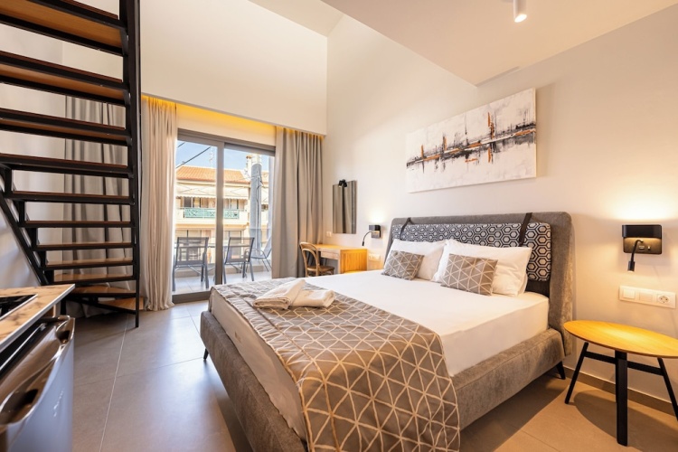 Standard Duplex room with balcony and with city view