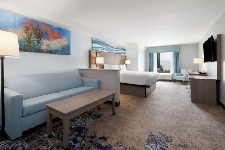 Standard Double room with partial ocean view
