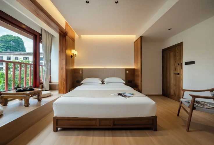 Deluxe Double room with balcony and with river view