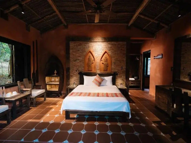 Double Suite with balcony and with garden view