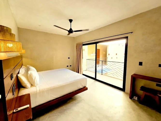 Deluxe Double room with balcony and with pool view