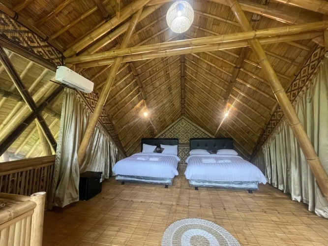 2 Bedrooms Family Bungalow with balcony and with river view