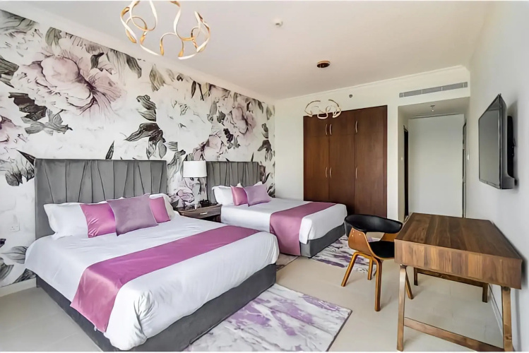 2BD 2.5BA Superior Apt with Pool Gym Beach Access