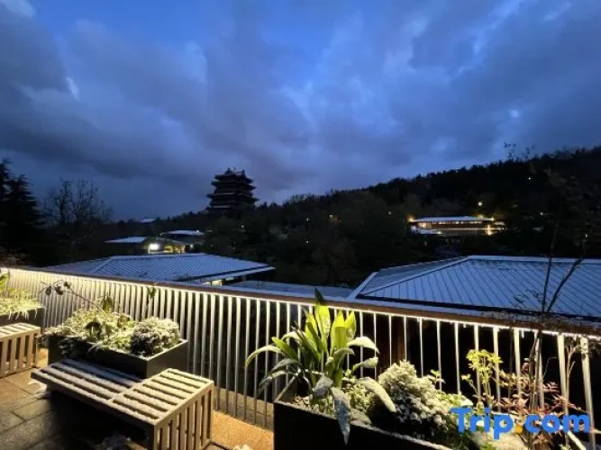 Outside
