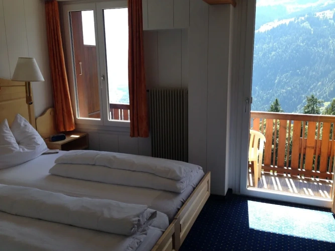 Standard Twin room with balcony and with mountain view