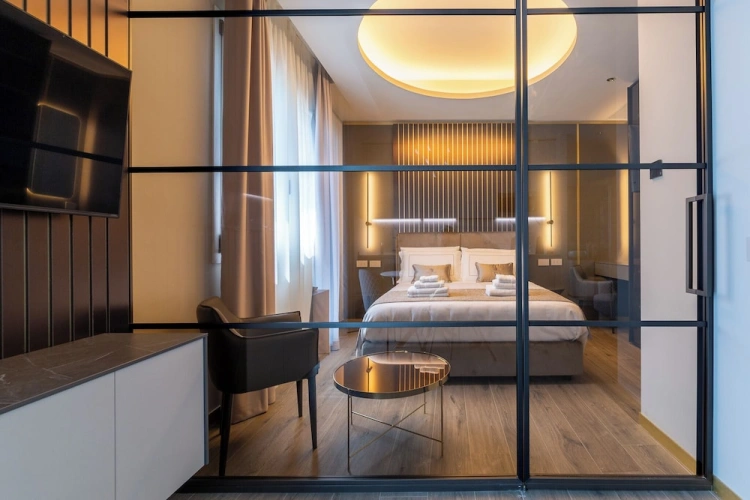 Double Apartment with balcony and with city view
