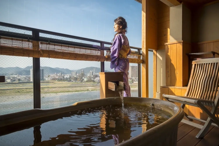 Standard Twin room with river view