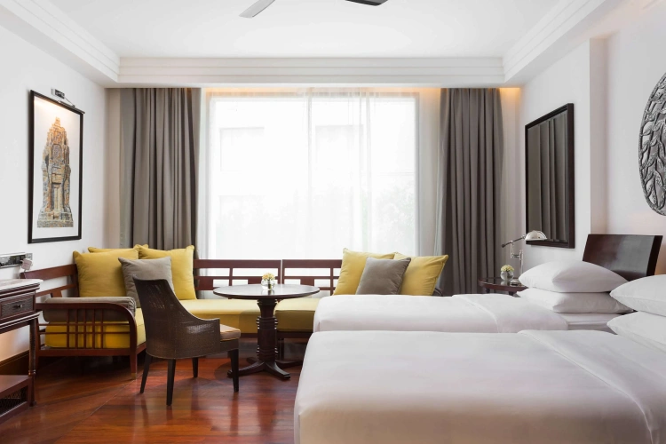Twin room with garden view