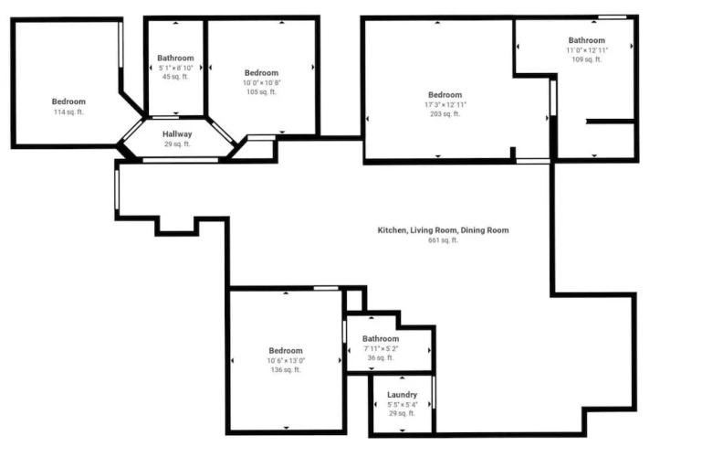 4 Bedrooms Cottage
