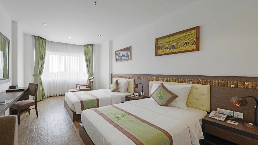 Deluxe Twin room with river view