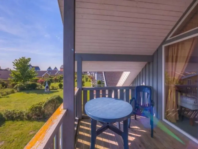 Cottage with balcony