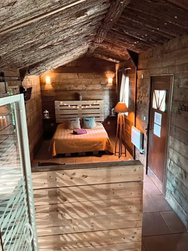 Chambre avec spa privée