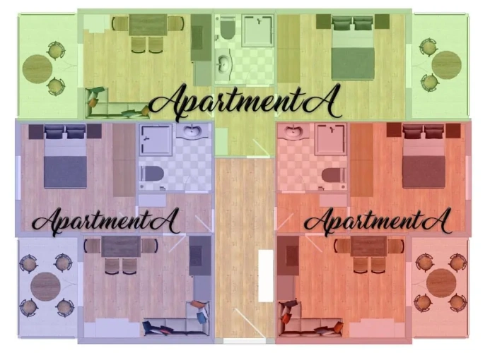 1 Bedroom Apartment with balcony