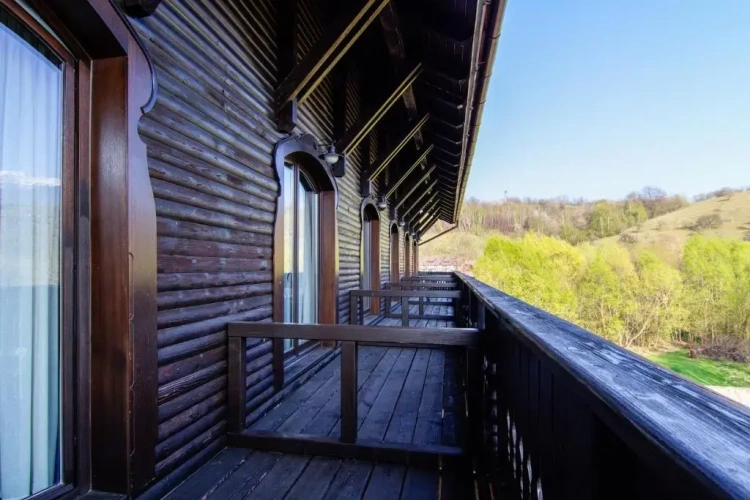 Standard Twin room with balcony and with view
