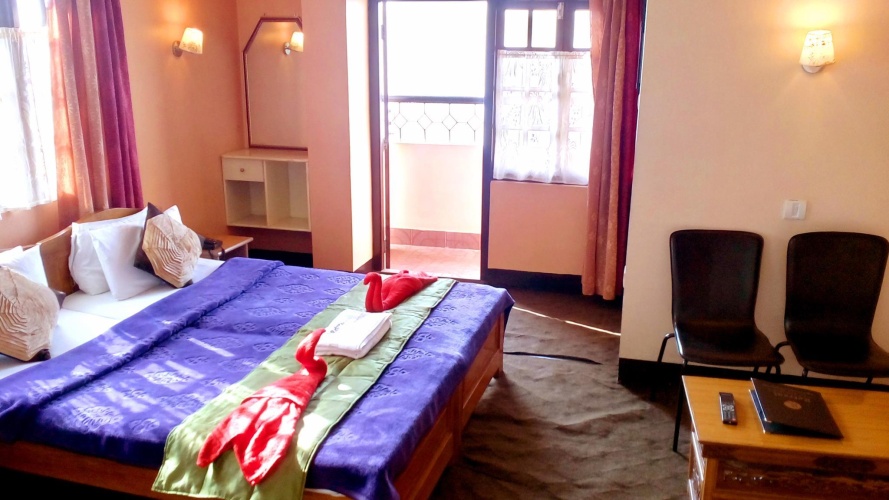 Deluxe Double room with balcony and with view