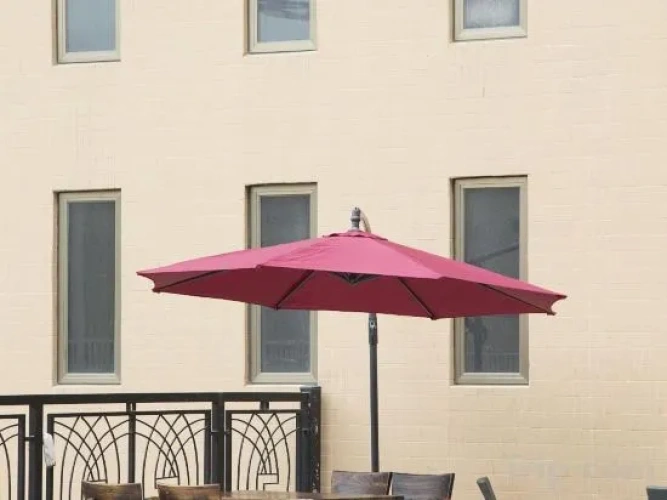 Outside