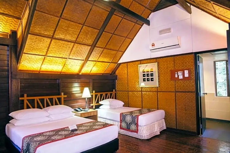 Chalet with balcony and with view