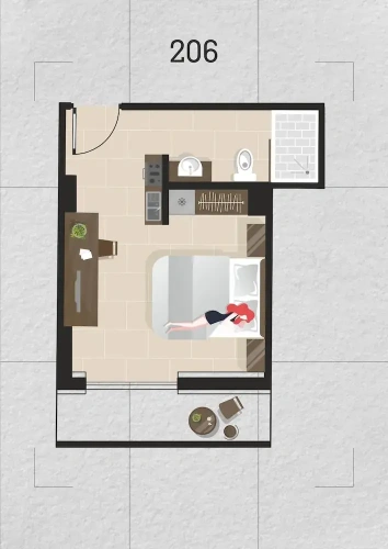 Standard Double room with balcony