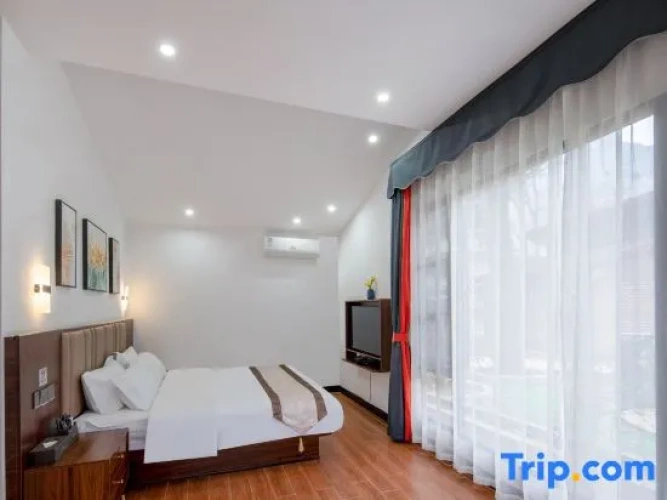 Luxury Double room with balcony and with lake view