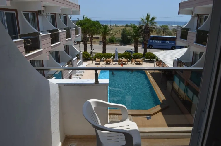 Standard Double room with balcony and with pool view