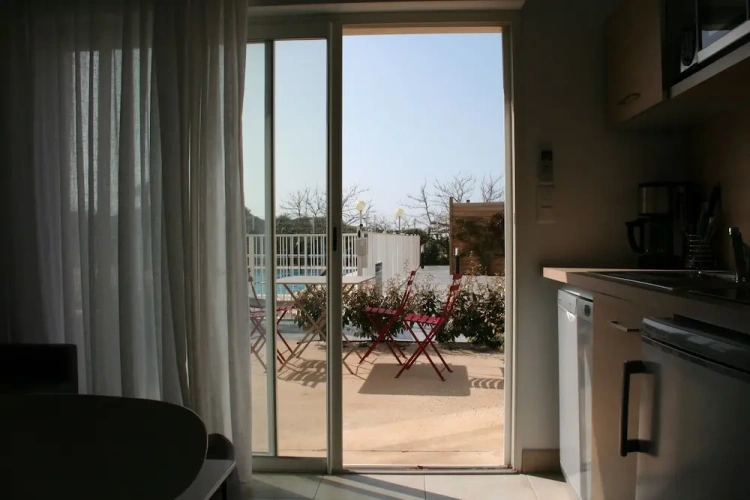 Studio with view