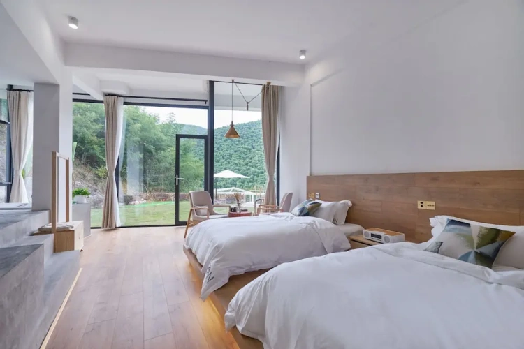 Standard Twin room with mountain view