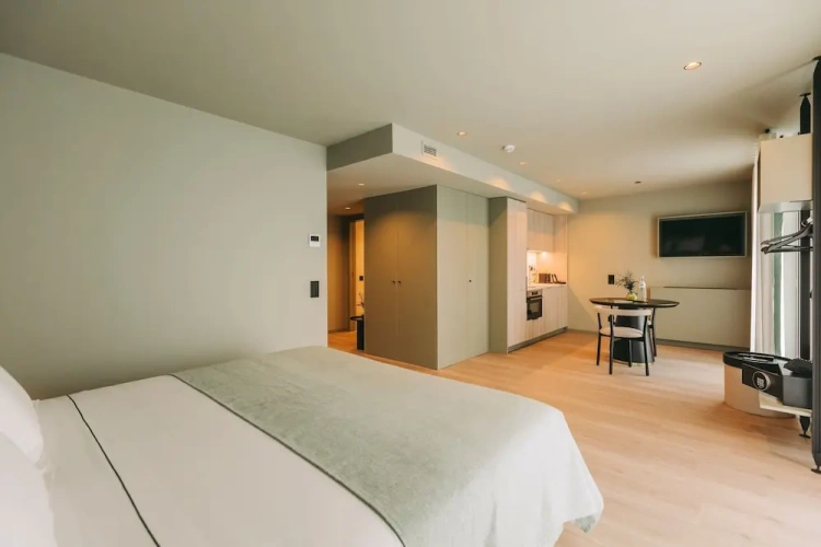 Double Studio with balcony and with garden view