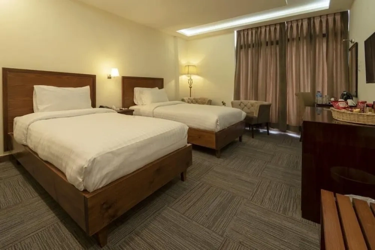 Deluxe Twin room with balcony and with view