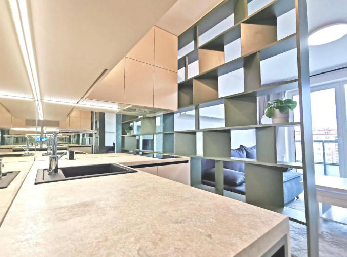 Luxury, bright Studio with parking and balcony in Bratislava center