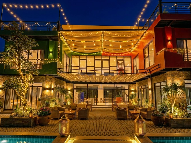 Deluxe Double Villa with garden view