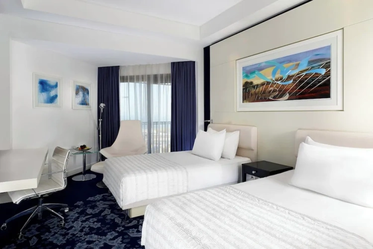 Deluxe Twin room with balcony and with sea view