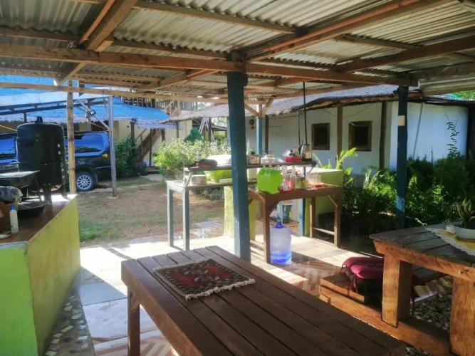 Bungalow with garden view