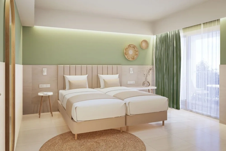 Standard Twin room with balcony