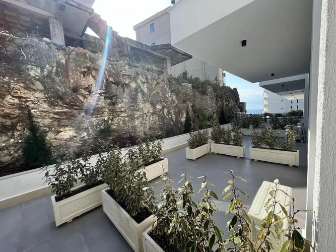 Standard Double Basement room with balcony and with partial sea view