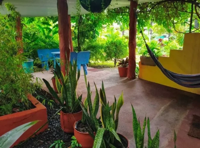 Classic Quadruple room with garden view