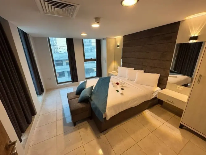 1 Bedroom Deluxe Double room with balcony and with city view