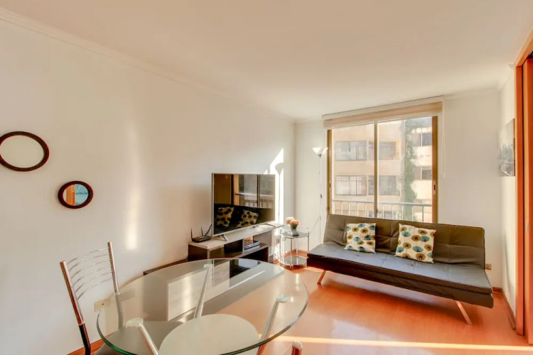 Estudio comodo en Barrio Lastarria