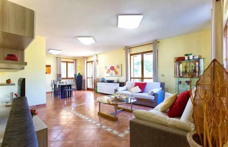 Alghero Villa Mistral per 7 persone Terrazza BBQ AC WiFi