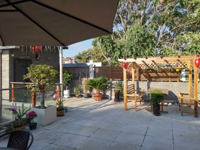 Outside