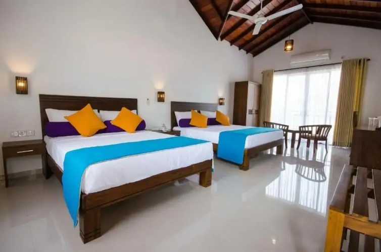 2 Bedrooms Deluxe Quadruple room with balcony and with river view