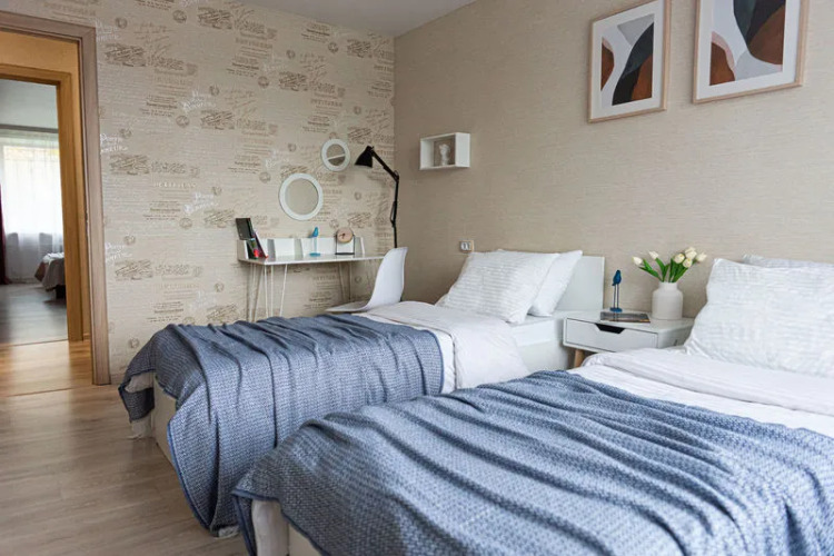 Фотография номера квартиры Апартаменты Вэлком Хоум на бульваре Рыбацкой Славы, д. 12