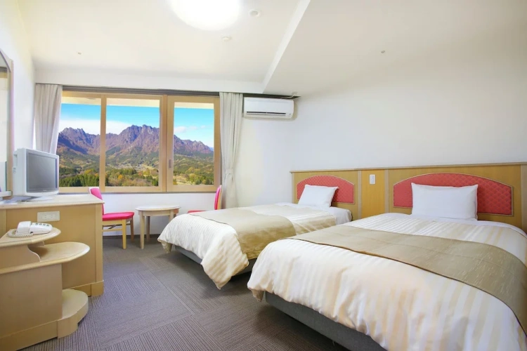 Standard Twin room with mountain view