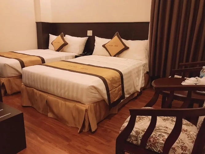 Standard Twin room with garden view