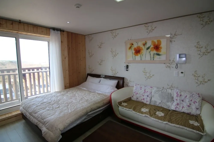 Studio with ocean view
