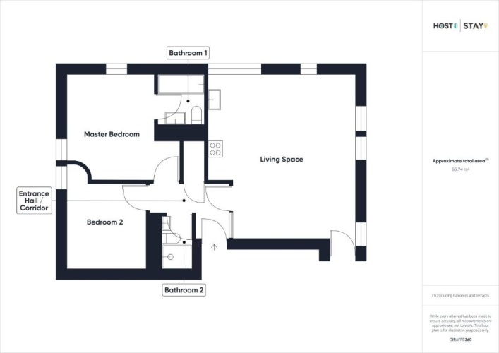 2 Bedrooms Apartment