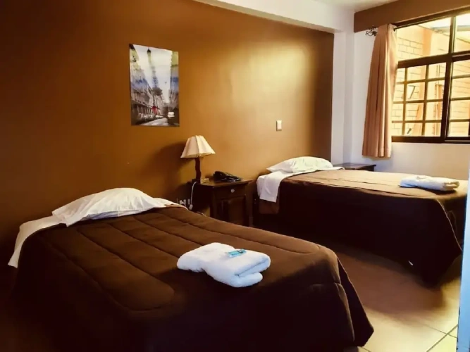 Standard Twin room with garden view