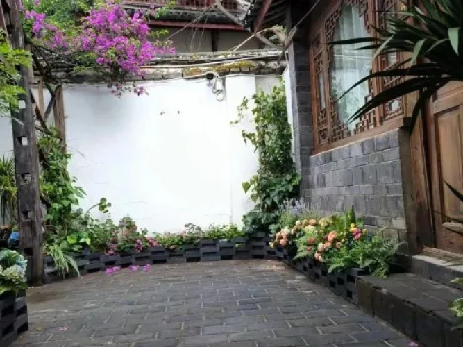 Outside