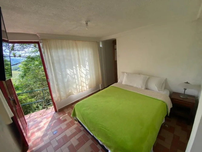 Standard Quadruple room with balcony and with view